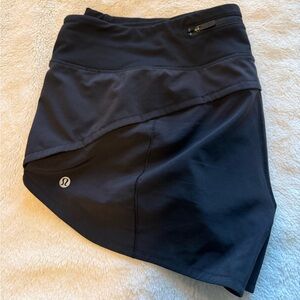 Lululemon Speed Up Black Shorts size 12